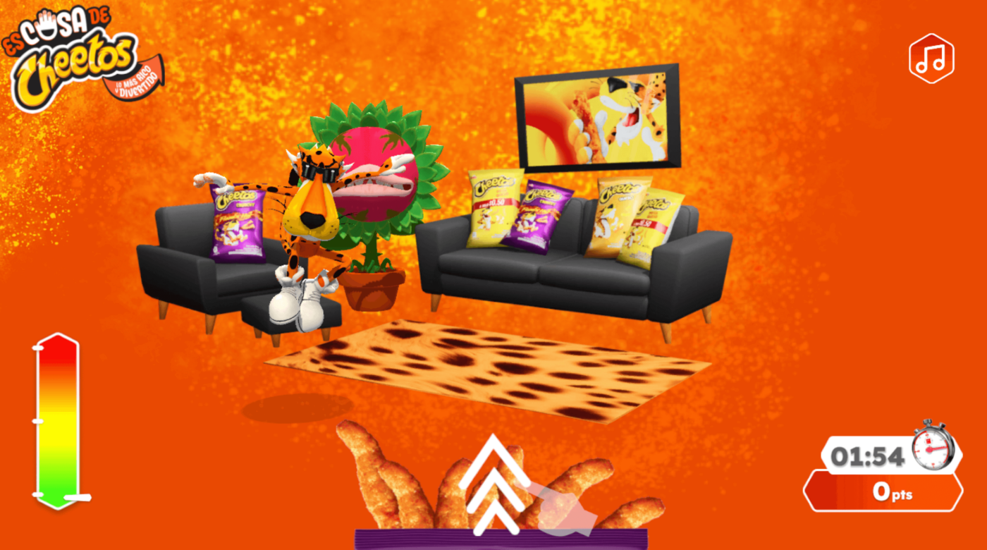 Cheetos: interactive 3D website with Chester — imagen 2